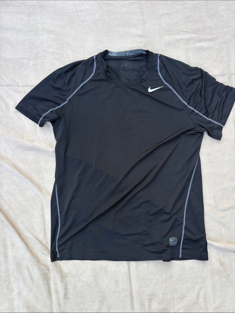Nike PRO Dri-Fit Black Athletic Performance Tee - XL